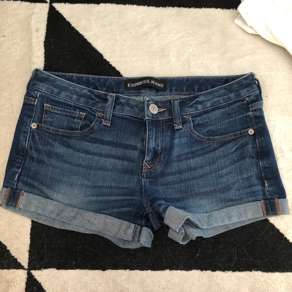 Express Denim Shorts - Picture 1 of 3